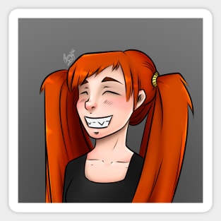 Redhead Sticker